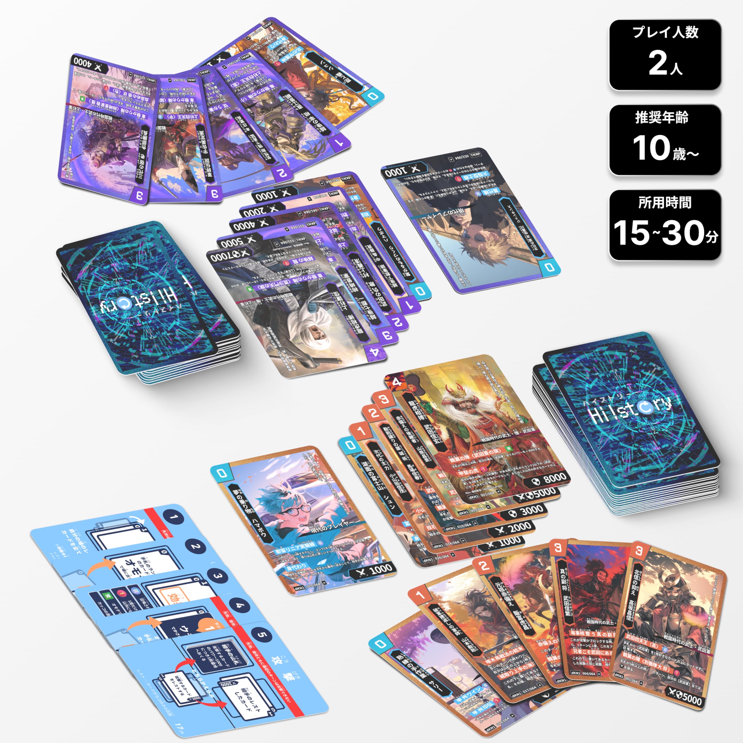 Amazon.co.jp: 歴史カードゲームHi!story【ハイスト】 スタートデッキ